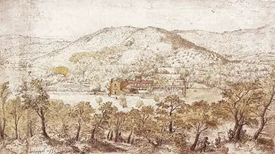 Southern Cloister in a Valley Pieter Bruegel